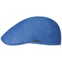 Texas Descott Linen Flat Cap by Stetson blue
