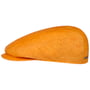 Descott Linen Flat Cap by Stetson yellow