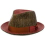 Fedanto Player Wool Hat by Alfonso D’Este rust