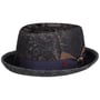 Paisley Pork Pie Cloth Hat by Alfonso D’Este navy