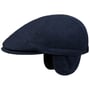Thinsulate Flat Cap with Ear Flaps by Lipodo navy