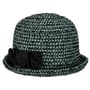Knitted Look Cloth Hat by bedacht mint green