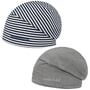 Reversible Long Beanie by Hammaburg navy