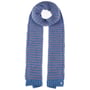 Many Stripes Knit Scarf by Lierys blue