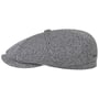 Hatteras Cotton Jersey Flat Cap by Stetson black-white