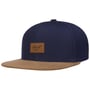 Suede 6 Panel Classic Snapback Cap by Reell navy