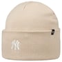 MLB Yankees Base Runner Beanie Hat by 47 Brand beige