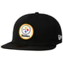 59Fifty Round Logo Steelers Cap by New Era black