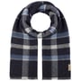 Check Cashmere Scarf by Fraas navy