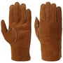 Donnel Leather Gloves by Caridei light brown