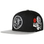 Patch Overload Nets Cap by Mitchell & Ness black-grey