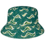 Wave Camo Bucket Hat by Kangol petrol blue