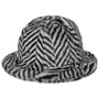Faux Fur Stripe Casual Cloth Hat by Kangol grey