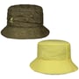 Pucker Check Bucket Reversible Hat by Kangol olive