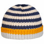 Twotone Cuff Kids Knit Beanie Hat navy