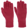 Liva Fine Knit Full-Fingered Gloves by Seeberger raspberry
