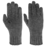 Liva Fine Knit Full-Fingered Gloves by Seeberger anthracite