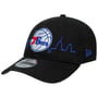 9Twenty NBA Tip Off 76ers Cap by New Era black