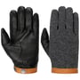 Deerskin Wool Tricot Gloves by Hestra black