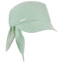 Cotton Chambray Women´s Cap by Seeberger green