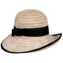 Straw Hat with Sinamay Loop by Seeberger black