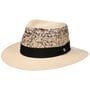 Twotone Crown Traveller Panama Hat by Lierys nature-black