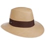 Laurena Striped Band Panama Hat by Lierys brown