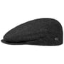 Lord Herringbone Flat Cap by Bailey 1922 black