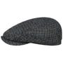 Brayton Harris Tweed Driver Flat Cap by Stetson grey-blue