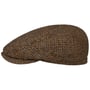 Brayton Harris Tweed Driver Flat Cap by Stetson beige-brown