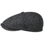 Hatteras Brayton Flat Cap by Stetson grey-blue