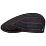 Kent Lana Stripe Flat Cap by Lierys navy