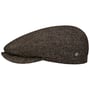 Dunlap Wool Driver Flat Cap by Lierys brown