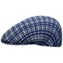Prep Plaid Flat Cap by Kangol blue