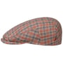 Hellerson Merino Silk Flat Cap by Alfonso D’Este grey-red