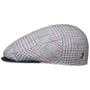 Colino Check Flat Cap by Alfonso D’Este blue-white