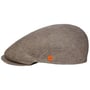 Sidney Linen Stripes Flat Cap by Mayser beige