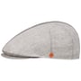 Jasper Twotone Linen Flat Cap by Mayser grey