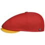 Lesley Twotone Flat Cap by Lierys red