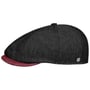 Lesley Twotone Flat Cap by Lierys black