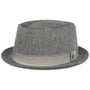 Herringbone Pork Pie Cloth Hat by Lierys grey