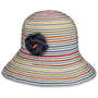 Colour Stripes Cloth Hat by Lierys Gold blue