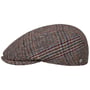 Spickard Ivy Glencheck Flat Cap by Lierys navy