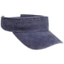 Washed Cotton Visor by Lipodo navy