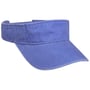 Washed Cotton Visor by Lipodo blue