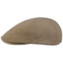 Washed Cotton Flat Cap by Lipodo olive