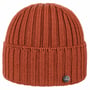 Merino Knit Beanie with Cuff by Lierys terracotta