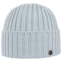 Merino Knit Beanie with Cuff by Lierys light blue