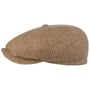Hatteras Wool Doubleface Flat Cap by Stetson beige