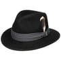 Norborne Traveller Wool Hat by Stetson black